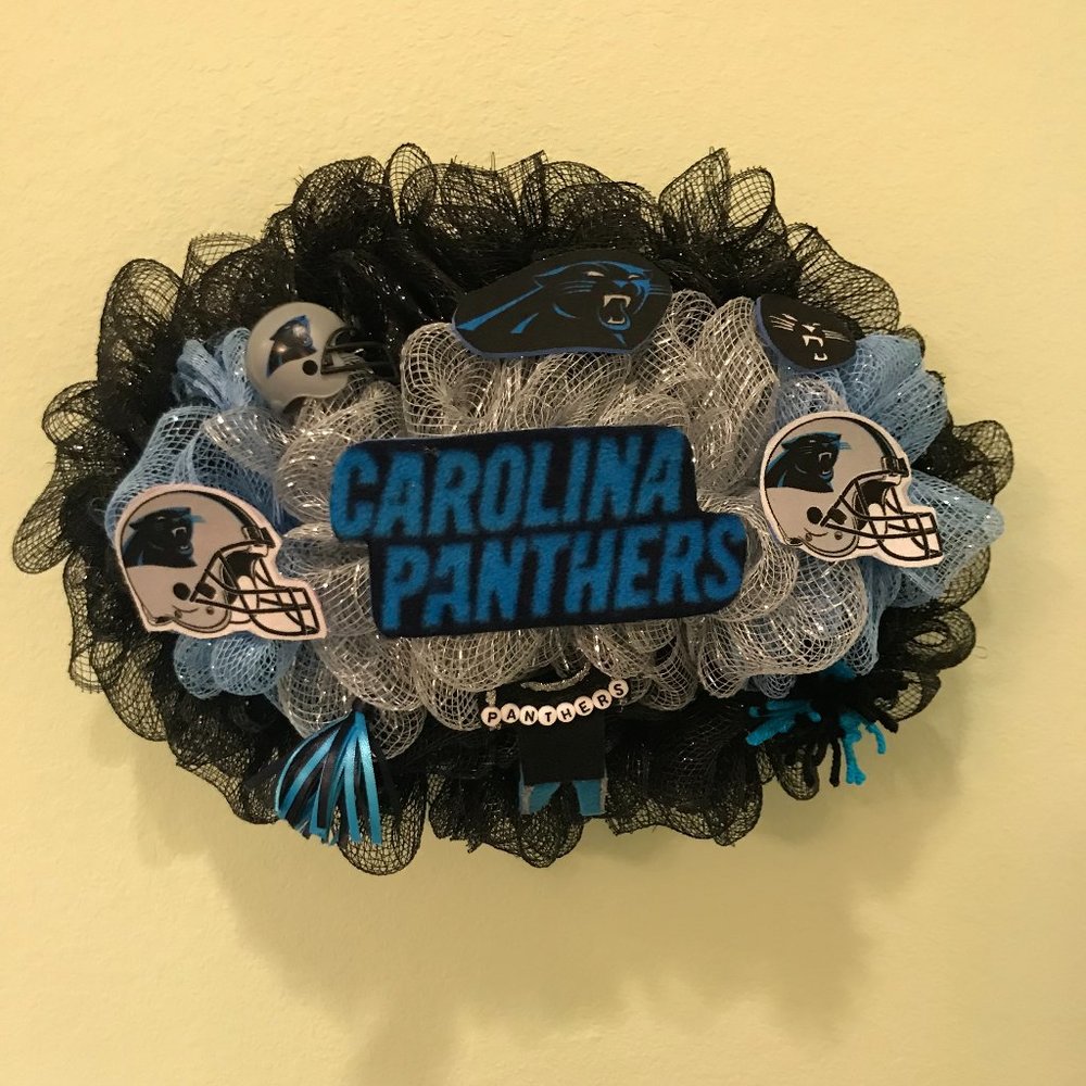 CAROLINA PANTHERS FOOTBALL WALL HANGING